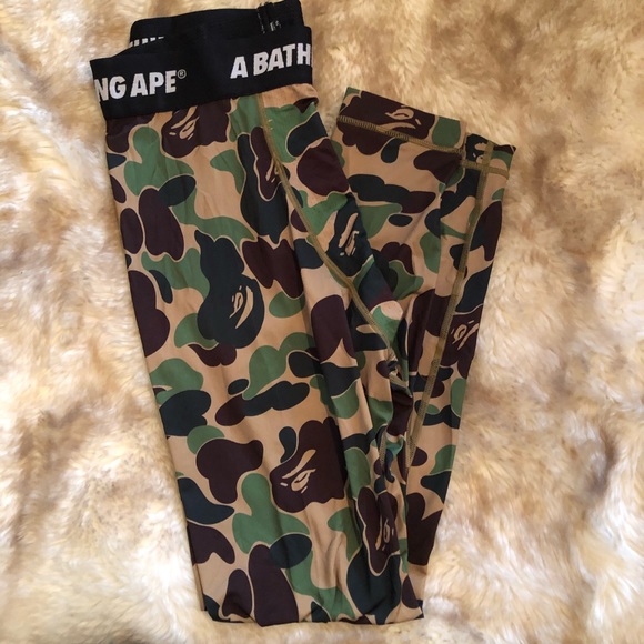 bape x adidas sb tights green
